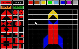 Kidshapes atari screenshot